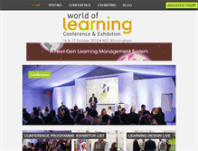 Tablet Screenshot of learnevents.com